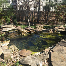 Pond to hot tub conversion