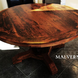 Round Reclaimed Wood Tables - Products