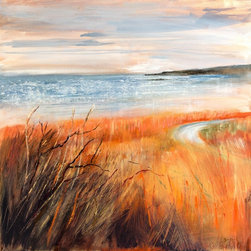 Orange Glow, Widemouth Bay - Fine Art Prints
