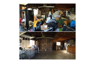 Example of a large detached garage design in Los Angeles