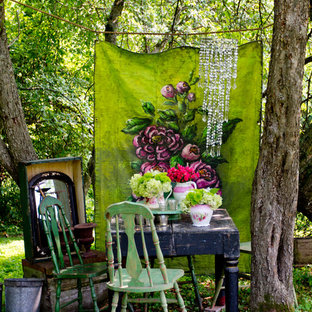 Aménagement d'un jardin romantique.