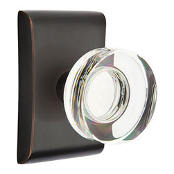 Emtek Modern Disc Crystal Knob Set - Products