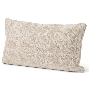 Khloe Cream Lumbar Pillow Cover