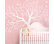 Staircase Family Tree Wall Decal, White, Small