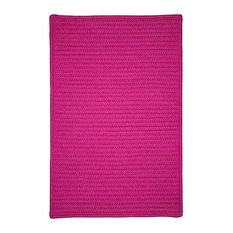 Simply Home Solid Rug, Magenta, 6' Square