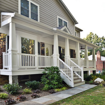 Overhaul Converts Classic Rambler to A Modern Yet Classic Family Home in Fairfax