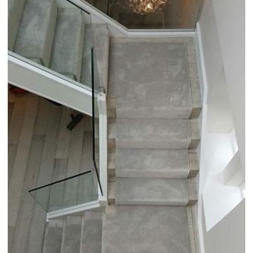 Silkresse Carpet Installed as a Runner to Stairs