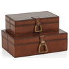 Chadwell Rectangular Leather Decorative Box, Large