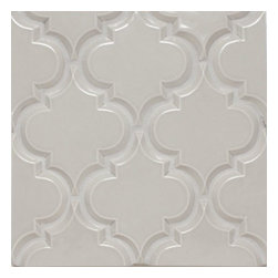 Mission Stone Tile - Beveled Arabesque Tile, Vento Gray - Wall And Floor Tile