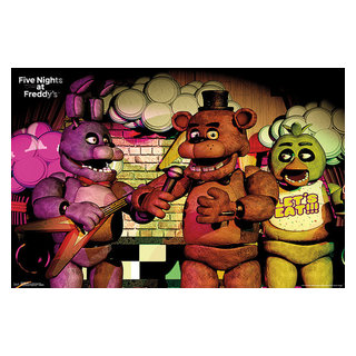 Five Nights at Freddy's: Special Delivery - Collage Wall Poster, 22.375 x  34, Framed