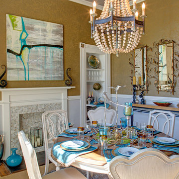 Traditional Dining Room, with a Twist, Ellicott City, Md.
