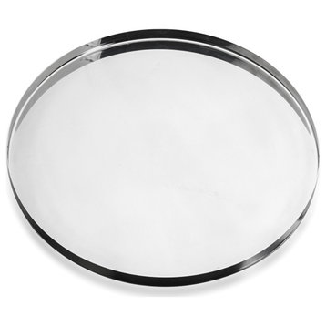 Stile By Pininarina Tray Mirror, 15.75" Dia, Round