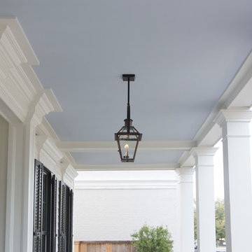 10 - Southern Inspired Blue Front Porch Ceiling