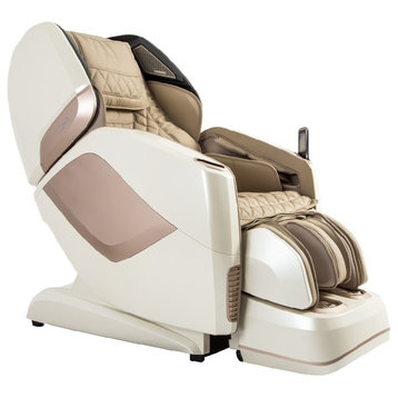 Osaki OS-Pro Maestro 4D L-Track Massage Chair With Foot Roller, Beige