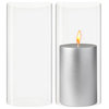 Glass Chimney Shade Hurricane Candle Holder Tube Taper, 4"x6", Set of 12