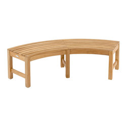 Westminster Teak Furniture - Buckingham Backless Bench, No Cushion - Outdoor Benches