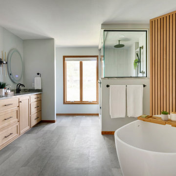 Indulgent Bathroom Remodel | Mahtomedi, MN | White Birch Design