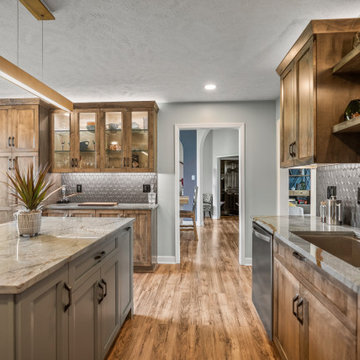 Stunning Transitional Kitchen Remodel Done With New Cabinets