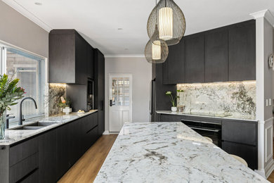 Inspiration for a contemporary kitchen in Perth.