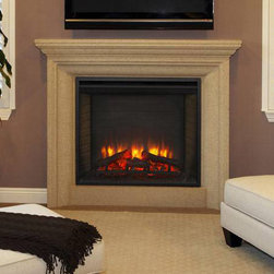 SimpliFire 30-In Built-In Electric Fireplace - SF-BI30-E - Indoor Fireplaces