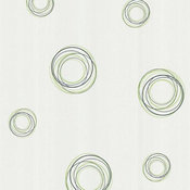 Brewster 2532-62173 Bath Bath Bath IV Fleming Green Geo Swirl Wallpaper