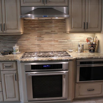 Traditional Kitchen Remodel with Glazed Cabinets