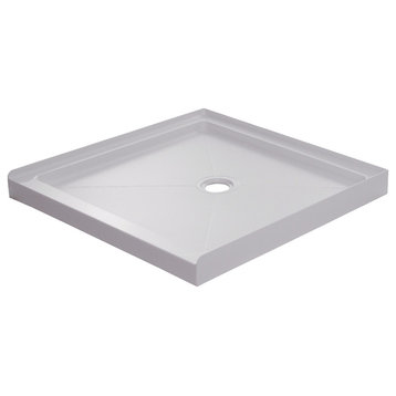 Miseno MNOSB4848 48" x 48" Square Shower Base - White