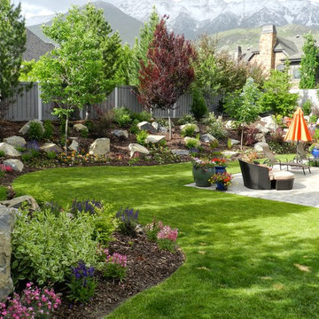 Flower Beds Around Pool