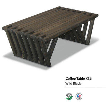 GloDea Small Coffee Table X36, Wild Black