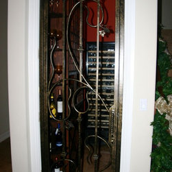 Forge Iron Designs Wine Cellar Door Gate - Interior Doors