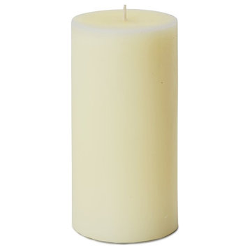 Ivory Pillar Candles, 3"x6", Set of 4