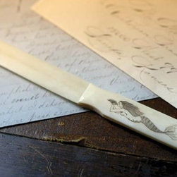 Mermaid Scrimshaw Letter Opener - Desk Accessories