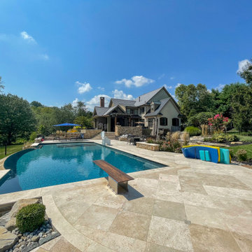 Travertine Pavers and Copings Around Your Pool, Patio, and Walkways