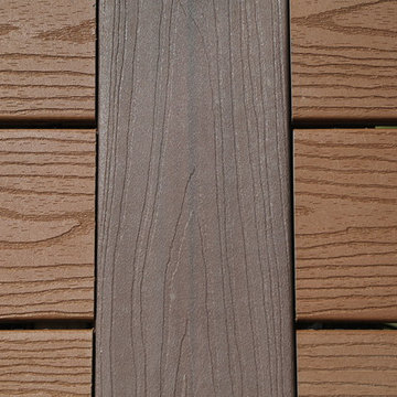 Fiberon Composite Deck in 'Chestnut & Cabin'