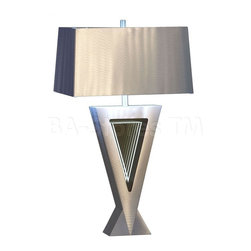 Vectors Silver Aluminum Table Lamp - Table Lamps