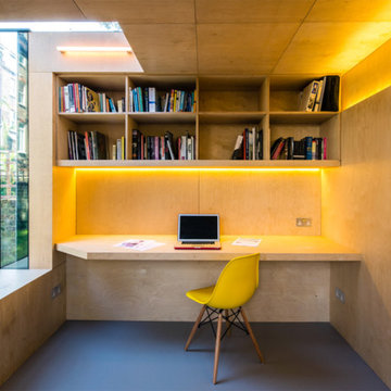 Neil Dusheiko creates 'Shadow Shed' using Shou Sugi Ban cladding in Camden