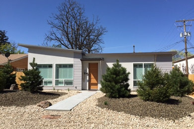 Minimalist home design photo in Boise