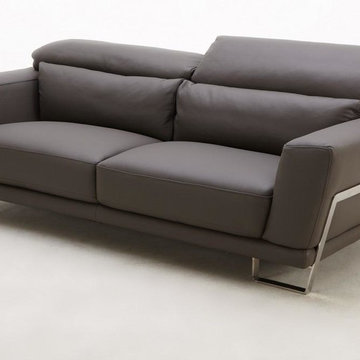 Exos Loveseat in Elephant Grey