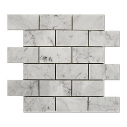 2x4 Bianco Carrara Mosaic - Home Accessories & Decor