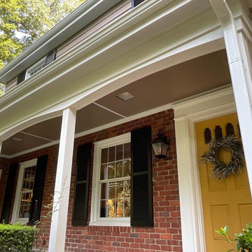 Hardie Plank Smooth ColorPlus Siding in Khaki Brown
