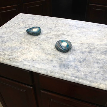 Kitchen - Iceberg Blue Quartzite Countertops
