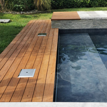 Réaménagement d'un jardin.