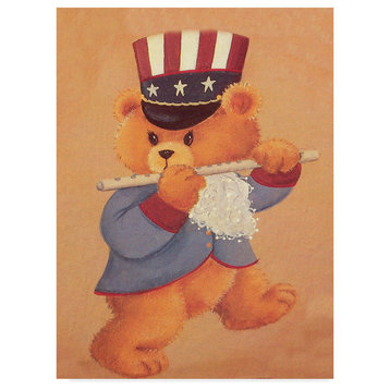 Beverly Johnston 'Liberty Bear' Canvas Art, 18"x24"