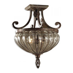 www.essentialsinside.com: galeana, 2 light semi flush mount - Pendant Lighting