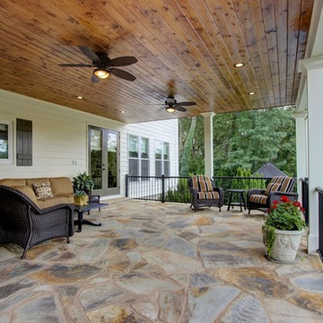 Upper / Lower Stone Patio Deck & Porch