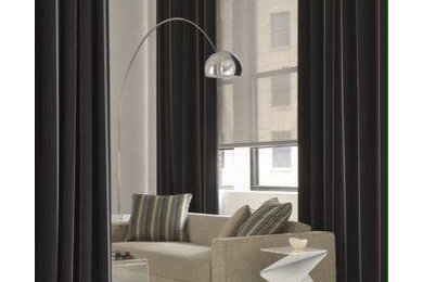 Family room - modern family room idea in Other