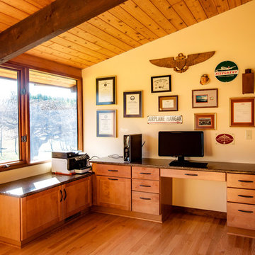 Transitional Kitchen, Bathrooms & Home Office Remodel Culpeper, VA