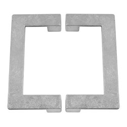 Worlds Away Braxton Silver Leaf Hardware Set - Cabinet And Drawer Knobs