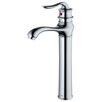 Karran KBF432 1-Hole 1-Handle Vessel Faucet With Pop-up Drain, Chrome
