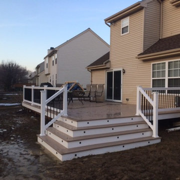 Azek Deck with Corner Stairs